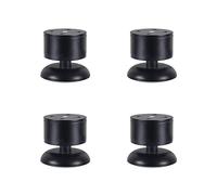 Pieds de meubles réglables en acier inoxydable, for armoire, canapé, Table basse, Support 3 couleurs, 9 tailles(Dumb Black,8cm/3.1in)