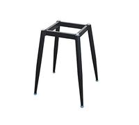 Pieds de meubles réglables en métal, pieds de table en fer pour table à manger et table basse, hauteur 60 cm, support de bureau à monter soi-même, vis et ventouses, 60 x 60 cm, noir