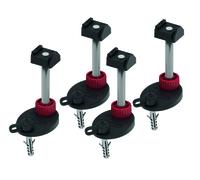Pieds de montage TECE TECEdrainline, couplés au son, 92-139 mm, 660003
