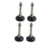 Pieds de nivellement, articulation universelle du pied sabot en nylon, support réglable, diamètre filetage 10 mm, taille la base 50, longueur