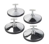 Pieds de nivellement de baby-foot pour tables de billard, baby-foot, tables de tennis de table, tables de hockey, construction en ABS, conception antidérapante de protection du sol (4 pièces)