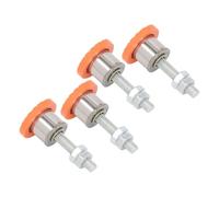 Pieds de Nivellement de Machine de Découpe 4 Pièces, Niveleur de Jambe de Machine de Découpe en Acier Inoxydable Robuste, Coussinets de Pied de Support Stables Antidérapants, pour établi,