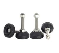 Pieds de nivellement M12x 100mm Filetage Mobilier Réglable Meubles Meubles Nivelant Pieds Heavy Duty 304 Acier Inoxydable Nivelable Jambe De Vis For Tables, Armoires, Workbench ( Size : D50xM12x100 )