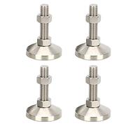 Pieds de nivellement M16 Thread Nivelant La Jambe De Vis, 4 Pcs À Poids Lourd 304 Pieds Réglables En Acier Inoxydable - 600kg. Capacité De Charge, For Machine, Workbench, Meubles Lourds ( Color : Dia