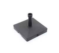 Pieds de parasol a lester avec roulettes - Noir 6 G