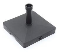 Habitat et Jardin Pieds de Parasol a Lester 45 x 45 cm avec roulettes - 18 kg - Noir