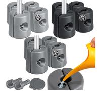 Pieds de pavillon remplissables - KESSER - Set de 4 pièces - Dimensions 22x22x25 cm - Remplissage sable, eau ou pierres