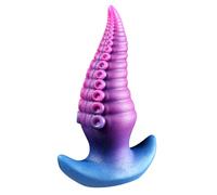 Pieds de Pieuvre Masseur Anal Produit pour Couples Gode Artisanal Spécial Vibrateur Dégradé de Couleurs Silicone Liquide