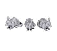 Pieds de Pot de Fleur en résine, Statues d'animaux, Support de Plante, Support de Pot réglable et Robuste, élévateur pour décoration intérieure et extérieure, décorations de (Souris)