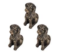 Pieds de Pot pour Pots de Fleurs, élévateurs de Plantes Décoratifs en Forme de Lapin de Chien en Résine pour Pots, Jolis Pieds de Pot de Fleurs en Résine en Forme D'animal,(Chien/3 pièces)