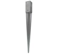Pieds de poteau carrés à enfoncer dimensions au choix