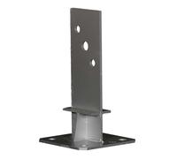 Pieds de poteau en âme avec platine dimensions au choix