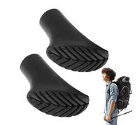 Pieds de randonnée, pieds de bâtons pour la randonnée, embouts de capuchon de bâton de marche, protecteur de pointe de bâtons de randonnée, couvre-tête Alpenstock en caoutchouc de remplacement, embout