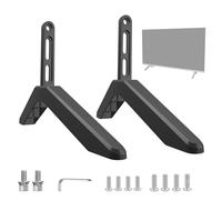 Pieds de rehausseur réglables pour téléviseur - Support en d'aluminium Durable, Base Stable antidérapante, Remplacement de Pied Universel, Support élévateur pour téléviseur à écran Plat |