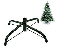 Pieds de Sapin de Noël en Fer Pliant Support d'arbre de Noël Base de Support avec Vis pour Décoration de Fête de Support de Poteau en Métal de Base de Support d'arbre de Noël Artificiel(30 cm,Ø1,9 cm)