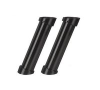 Pieds de snack - NORDLINGER PRO - Lot de 2 - Métal inoxydable - Noir - Cylindrique