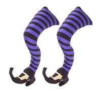 Pieds de sorcière maléfique pour Halloween - Décoration de jardin