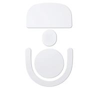 Pieds de souris de jeu, tapis antidérapants, design de remplacement professionnel, facile à installer, base de protection lisse, positionnement stable, pour le travail, les voyages, la maison