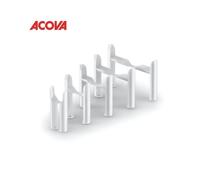 Pieds de soutien 6 colonnes Vuelta blanc - Acova 722421