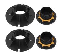 Pieds de support de cadre de lit réglables et robustes, ensemble de pieds de meuble à lattes centrales pour canapé, table, armoire, matériau plastique, hauteur 70-110 mm, 2