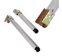 Pieds de support réglables pour bar de petit-déjeuner - Hauteur de 30 cm à 110 cm - Pieds de meubles rétractables en acier inoxydable pour cuisine, salle à manger et décoration d'intérieur.