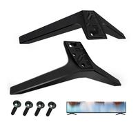 Pieds De Support TV, 2 PièCes Pieds De PiéDestal De Base TV Compatible avec LG avec 4 Vis Support TV Noir pour TéLéViseur LG (49 50 55 Pouces)