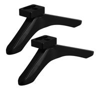 Pieds de Support TV Universels en Alliage D’Aluminium Noir, 1 Paire