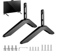 Pieds de Support TV Universels Pied de Tele de Rechange en Plastique LCD LED OLED de 32 à 65 Pouces Soporte Universal Para Televisores Compatible Con TCL, Xiaomi, Sharp, Samsung, LG, Sony y Hisense