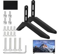 Pieds de Support TV Universels Pied de Tele de Rechange en Plastique LCD LED OLED de 32 à 65 Pouces Soporte Universal Para Televisores Compatible Con TCL, Xiaomi, Sharp, Samsung, LG, Sony y Hisense