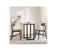 Pieds de table à manger cadre en O 60x40x73 cm acier357882