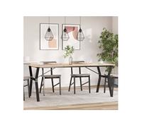 vidaXL Pieds de table à manger Cadre en Y 180x80x73 cm Acier