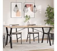 vidaXL Pieds de table à manger cadre en Y 160x80x73 cm fonte, pied de table, pied de table d’extrémité,, pied de table d’appoint, pied de fer