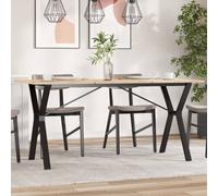 vidaXL Pieds de table à manger cadre en Y 140x60x73 cm fonte