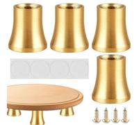 Pieds de table basse - 4 pièces pieds de commode, pieds de meubles robustes antidérapants pour chaise, table de chevet, commode, armoire de bureau