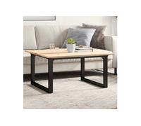 vidaXL Pieds de table basse Cadre en O 80x70x43 cm Acier 357875