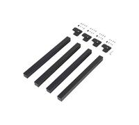 - Pieds de table carrés en métal (Lot de 4)