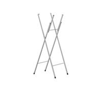 Pieds De Table Pliables Argenté 45x55x112 Cm Acier Galvanisé - Vidaxl Gris