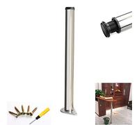 Pieds de table de rechange pour comptoir de cuisine - Hauteur réglable - Accessoires de montage inclus - Idéal pour les bars et meubles de petit-déjeuner