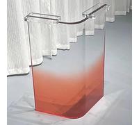 Pieds de table en acrylique de couleur dégradée - Pieds de rechange élégants en fourrure pour décoration à faire soi-même, pour salle à manger et bureau - 70 x 72 cm / 27.5x28in