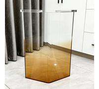 Pieds de Table en Acrylique en Forme de V, Lot de 1, pour Remplacement de Pied de Table Verre Basse, Bureau ou Banc, Projets DIY Maison, Décoration Moderne Claire(Brown,50x70cm/20x27.5in)