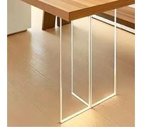 Pieds de Table en Acrylique Transparent, Pieds de Bureau Flottants Modernes, Pieds de Table en Forme de T for Table à Manger, Bureau d'Office, Table Console, Table Basse(40x20x71cm/16x8x28in)