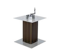 Pieds de Table en Alliage D'aluminium pour Camping-cars Adaptés Aux Véhicules Utilitaires/camping-cars/remorques Pied de Meuble Équipés D'une Manivelle Pliable pour Le Réglage Manuel de La Hauteur