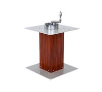 Pieds de Table en Alliage D'aluminium pour Camping-cars Adaptés Aux Véhicules Utilitaires/camping-cars/remorques Pied de Meuble Équipés D'une Manivelle Pliable pour Le Réglage Manuel de La Hauteur