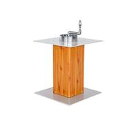 Pieds de Table en Alliage D'aluminium pour Camping-cars Adaptés Aux Véhicules Utilitaires/camping-cars/remorques Pied de Meuble Équipés D'une Manivelle Pliable pour Le Réglage Manuel de La Hauteur