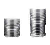 Pieds de table en aluminium solide - Meubles d'ajustement général pour correction du sol inégale - Meubles de bureau à domicile - Espaceurs dorés de qualité supérieure