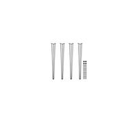 VEVOR Pieds de table en épingle à cheveux de 101,6 cm Ensemble de pieds de table en épingles 4 Pc Pieds de table en épingle à cheveux en acier avec 3 Tiges