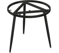 Pieds De Table en Métal, Cadre De Table Stable, Table à Manger, Bureau De Bricolage, Projet De Table De Café, De Salon Ou De Bar, Protecteur De Sol - Assemblage Facile, Black, 70 * 72cm