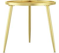 Pieds De Table en Métal, Cadre De Table Stable, Table à Manger, Bureau De Bricolage, Projet De Table De Café, De Salon Ou De Bar, Protecteur De Sol - Assemblage Facile, Gold, 40 * 72cm