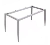 Pieds de table en métal, kit de pieds de meubles en acier robuste, cadre de table durable pour table basse et table à manger, avec ventouse et vis, 45 cm x 45 cm x 72 cm