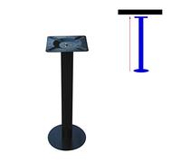 Pieds de Table en Métal,Pieds de Bar de Cuisine,Jambe d'Accessoire de Meuble Bricolage,Pied de Table À Manger,Pieds de Table de Bureau Lourds,Hauteur 40-120cm,Capacité 200Kg,1pcs(black105cm/41.3in)